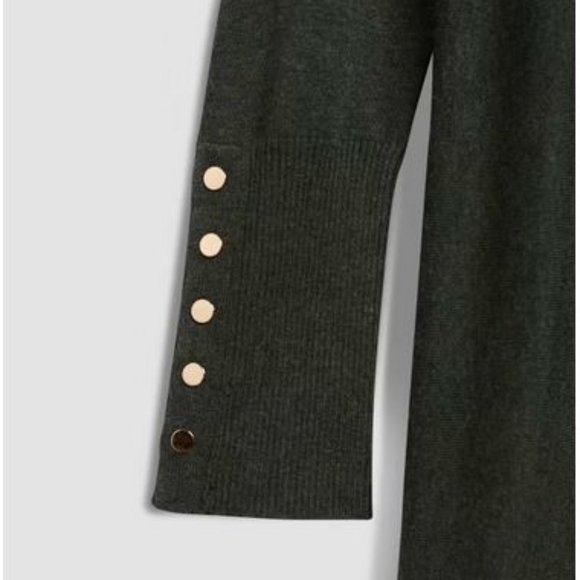 Melanie Lyne: Open Front Knit Cardigan - green - Picture 4 of 6